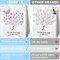Baby Shower Guest Book, Gender Reveal Fingerprint Tree Sign, Baby Gender Reveal Ideas, Baby Reveal Party Decorations, Canvas Decor for Boy and Girl Baby Shower